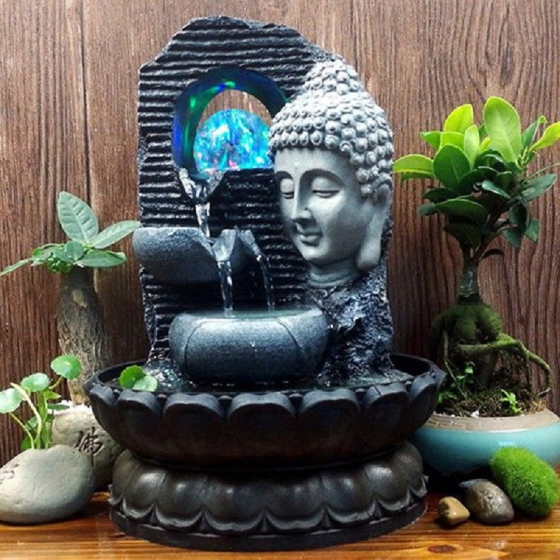 Hình ảnh thác nước Đức Phật để phòng khách